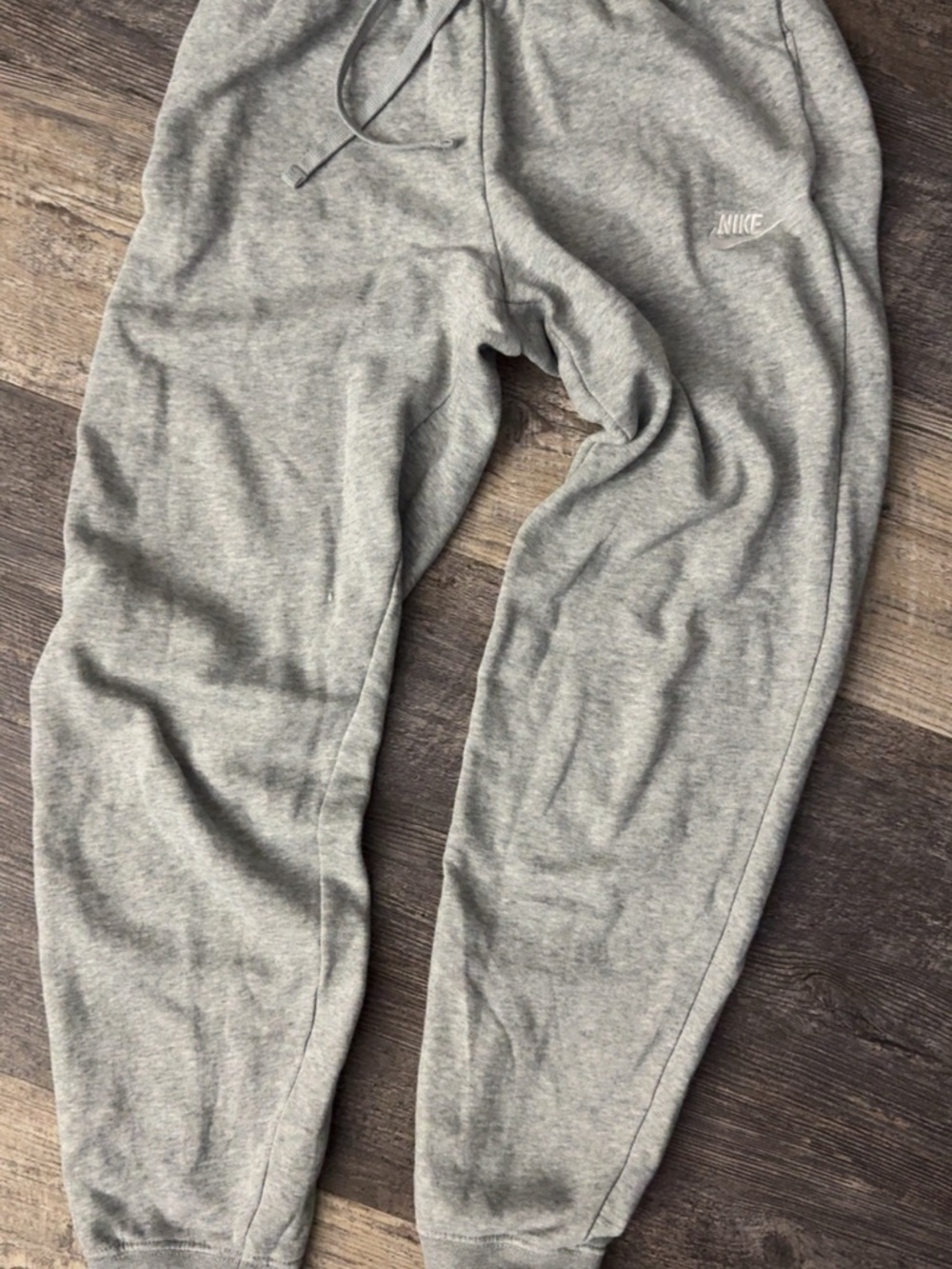 Nike Gray Fleece Jogger Pants